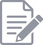 Paper and pen icon